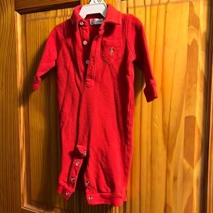 Baby boy Ralph Lauren onesie, size 3 to 6 months